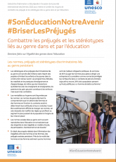 Combating gender prejudice and stereotypes in and through education: the latest facts on gender equality in education