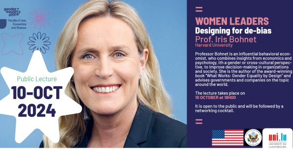 Women Leaders: Make work fair avec Prof. Iris Bohnet