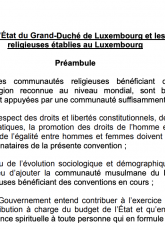 The legal framework for religious diversity in Luxembourg (FR)